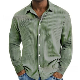 Men's Short-sleeve Lapel Shirt