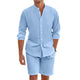 Summer Short Shirt Suit Fashion