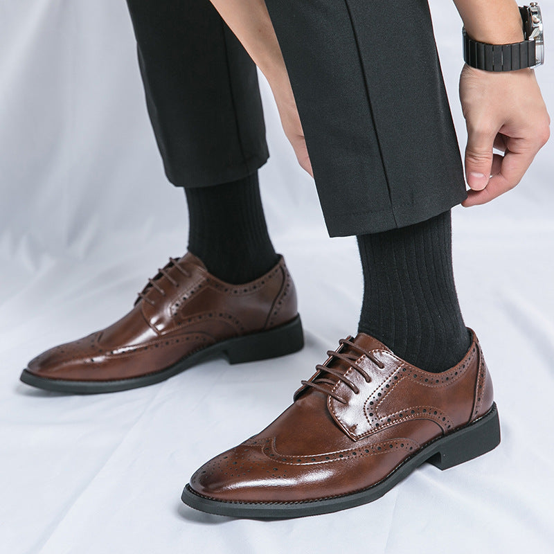 Classic Pointed Toe Oxford Shoes