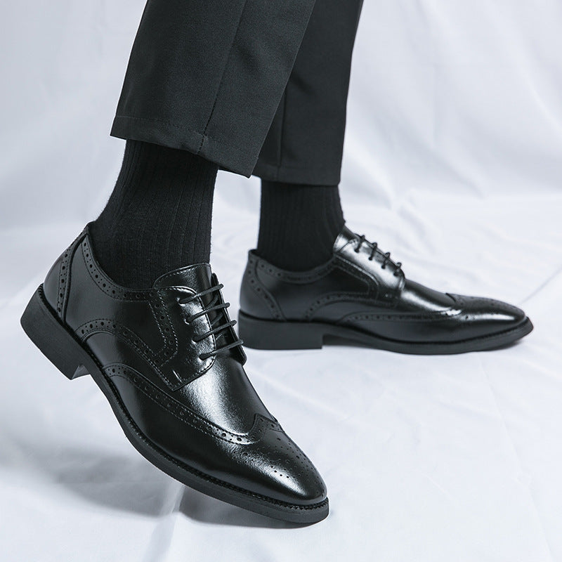 Classic Pointed Toe Oxford Shoes