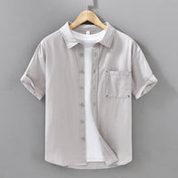 Short-sleeved Cotton Shirt