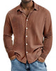 Men's Short-sleeve Lapel Shirt