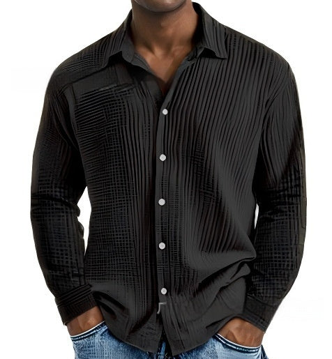Men's Short-sleeve Lapel Shirt