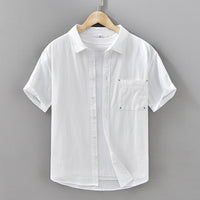 Short-sleeved Cotton Shirt