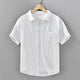 Short-sleeved Cotton Shirt