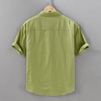Short-sleeved Cotton Shirt