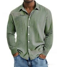 Men's Short-sleeve Lapel Shirt