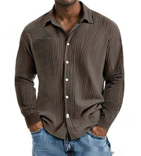 Men's Short-sleeve Lapel Shirt