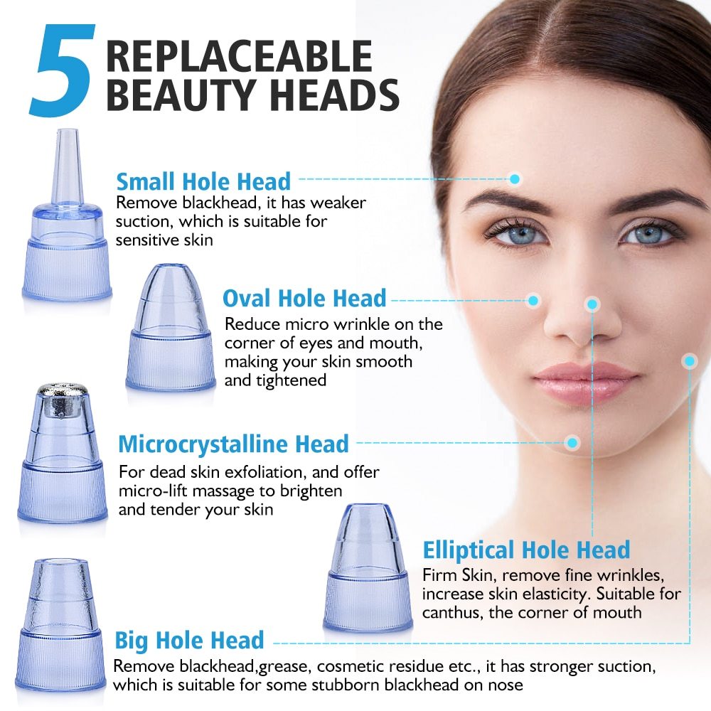 Electric Blackhead Removal & Pore Cleansing Device