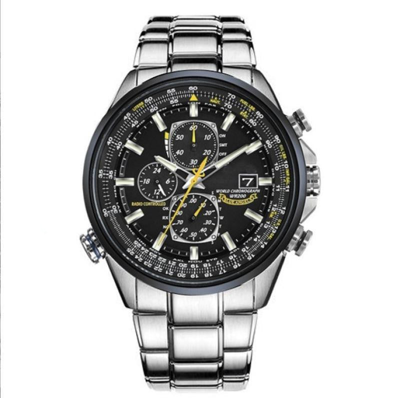 Executive Steel Multi-Function Waterproof Watch