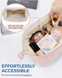 BAGSMART Bag Puffy Padded Make Up Bags