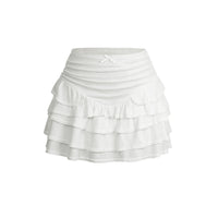 High Waist Ruffled Skirt
