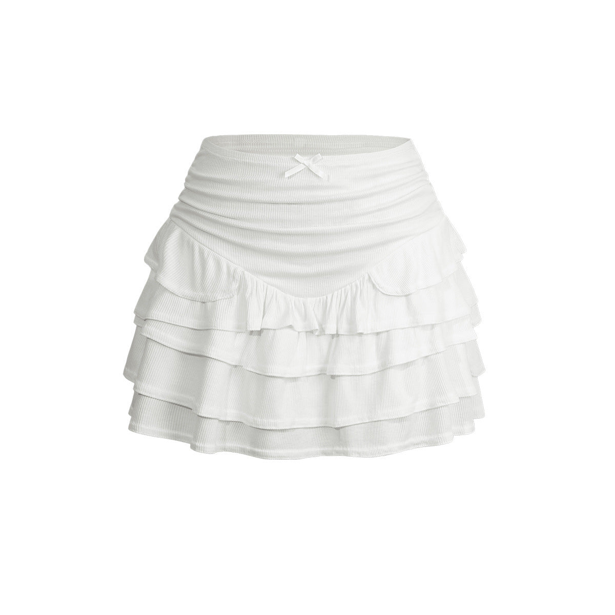 High Waist Ruffled Skirt