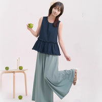 Denim Dreams Ruffled Vest