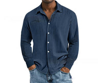 Men's Short-sleeve Lapel Shirt
